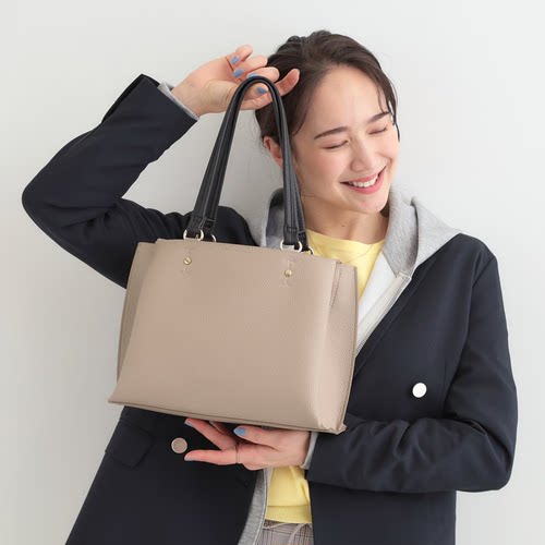 SHOO 2026新款日本原单外贸手提单肩轻量女包 PU