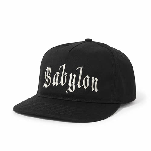 Babylon 欧美原单外贸嘻哈潮流帽刺绣鸭舌棒球帽