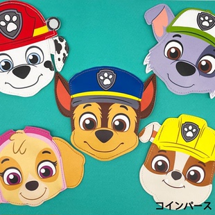 汪汪队立功队2026新款日本原单外贸儿童幼儿园零钱手拿包