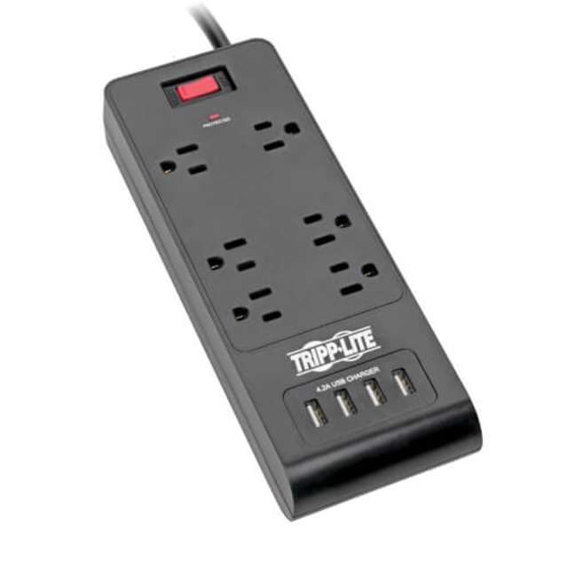 TLP664USBB【6-OUTLET SURGE PROTECTOR WITH 4】