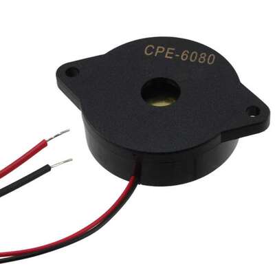 CPE-6080【BUZZER PIEZO 10V 44.00MM FLANGE】