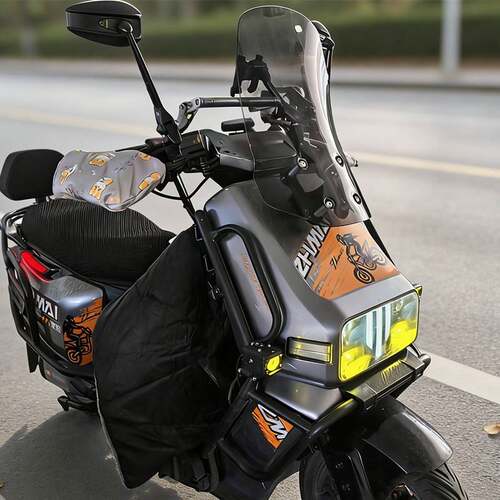 适用于电动车电摩智迈 S800前挡风玻璃改装加高透明风挡板配件