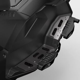 MRBR适配新大洲本田NS150XC护杠不锈钢脚踏防摔靠背尾架改装配件