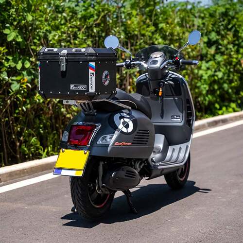GSADV适用比亚乔维斯帕Vespa300尾箱铝合金后备箱箱改装尾架快拆