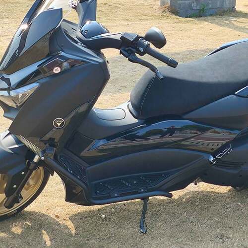 适配天鹰TX150护杠铝合金脚踏板TX250卡吉瓦XMAX150保险杆改装件