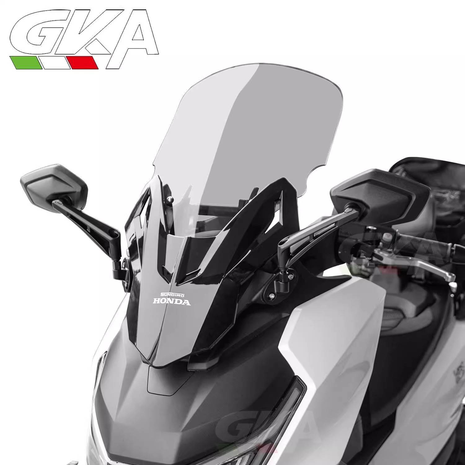 适用于本田NS150GX改装后视镜前移总成可升高调节支架前挡风套件