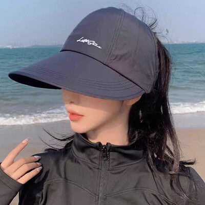 2025新款防晒帽女轻薄透气遮阳