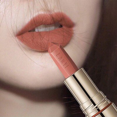 肉桂奶茶色口红不掉色不沾杯正品水润素颜哑光持久滋润显白不掉色