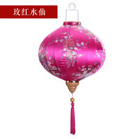 Outdoor handcrafted Chinese-style New Year's Light festival, popular check-in spots, New Year's Day ancient-style lantern decorations, tea house, Vietnamese lights up thumbnail 8