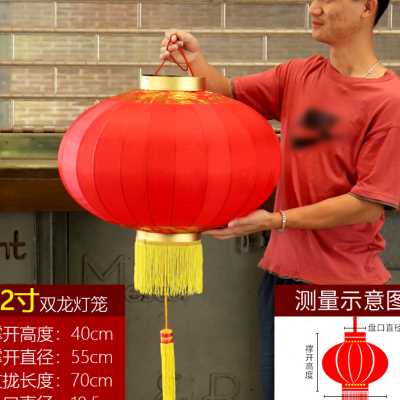 厂销路灯杆灯笼吊灯牛年春节别墅大门口公司室外大红灯龙大门大a.