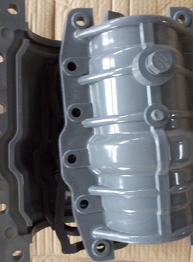 upvc抢修接哈夫补漏器塑料水管配件355水管配件抱箍快接180哈弗节