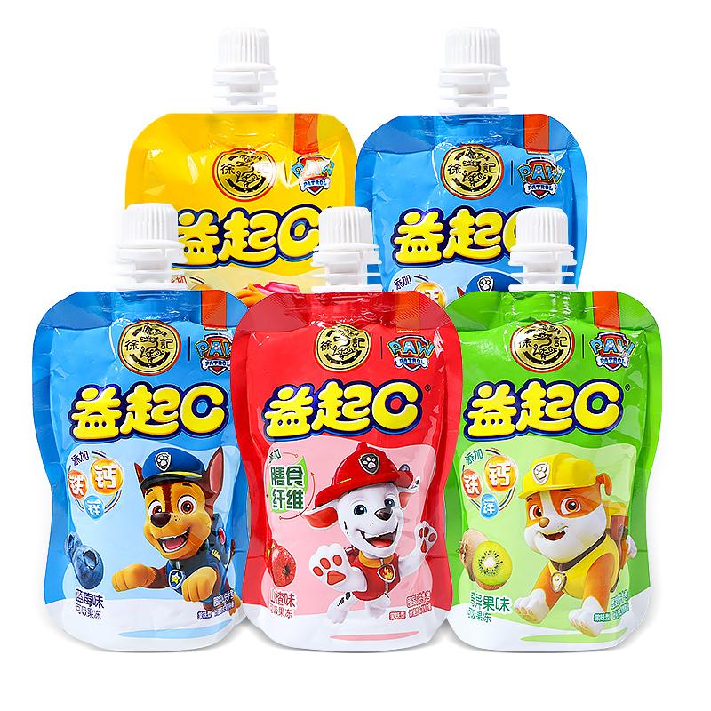 徐福记益起c吸吸果冻宝宝满月周岁伴手礼汪汪队立大功联名小零食