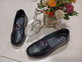 妈妈鞋 工作 中年黑色皮鞋 牛筋底超软耐磨单鞋 舒适防滑中老年人女鞋