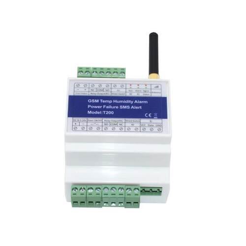 RTU2002路GSM2G/4G远程监控现场温湿度和电源状态掉电提醒