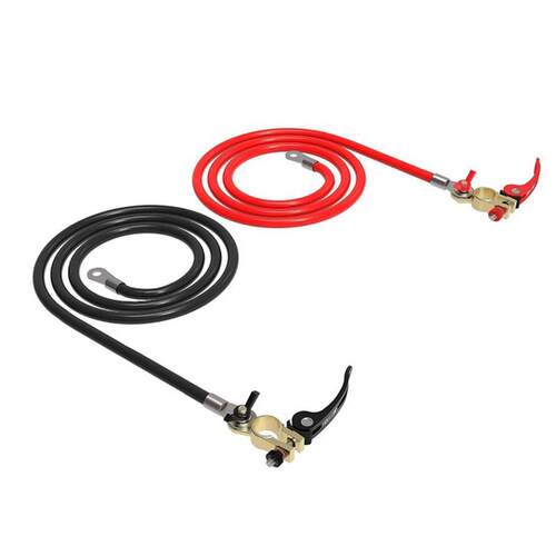 电池电缆3AWG1米纯铜逆变器电缆汽车、电源逆变器、房车、船只