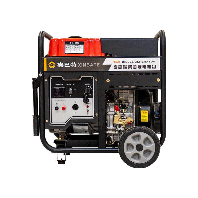 柴油8kw10KW15千瓦户外便捷移动应急家用220v380V三相发电机组