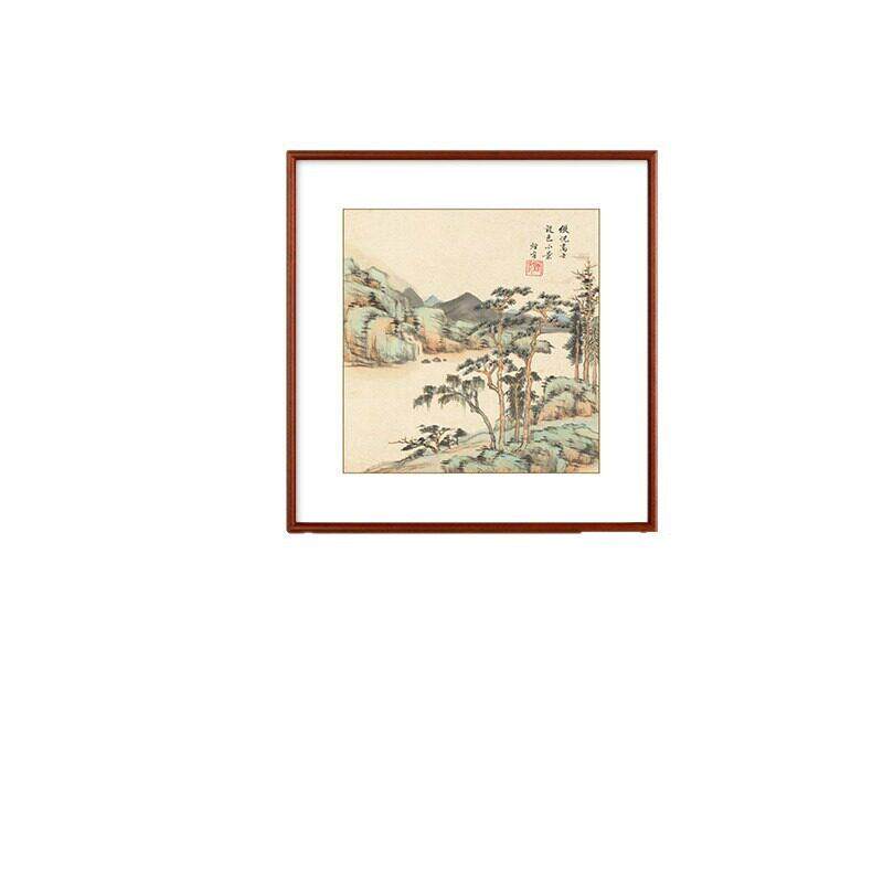 名家山水客厅装饰画中式风景国画沙发背景墙书房茶室玄关挂画