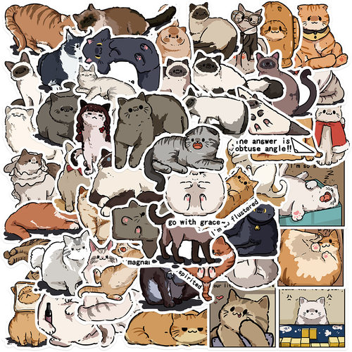 遇见小猫可爱萌宠猫咪贴纸