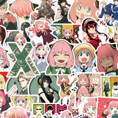 间谍过家家贴纸防水行李箱手机笔记本阿尼亚涂鸦贴画充电宝