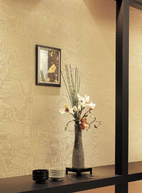 日本进口墙纸山月新款金黄色波浪水泥纹墙纸东南亚和风墙纸55712