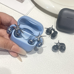 男女同款四心箭适用于Freeclip耳机钻扣耳夹耳饰配饰小众原创