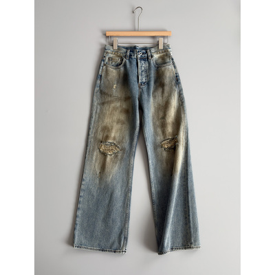 日本面料裤王泥染男女同款