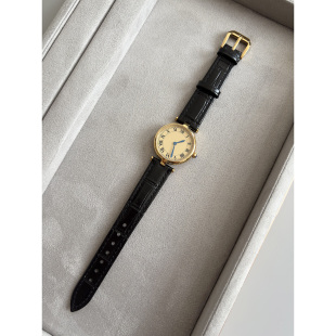 复古轻奢小众皮带小金表 中古女表 石英腕表 巴克利Must 瑞士机芯