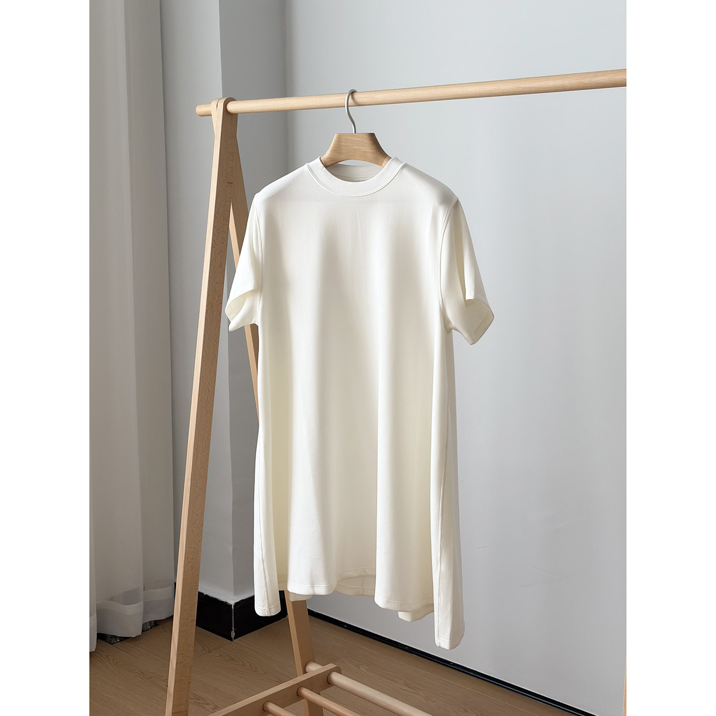 优可丝面料All Yours Tee Dress 舒适垂坠 女士长款T恤连衣裙