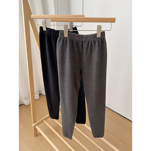 秋冬 女士显瘦保暖100%山羊绒打底裤 5000 高端定织24支特种纱