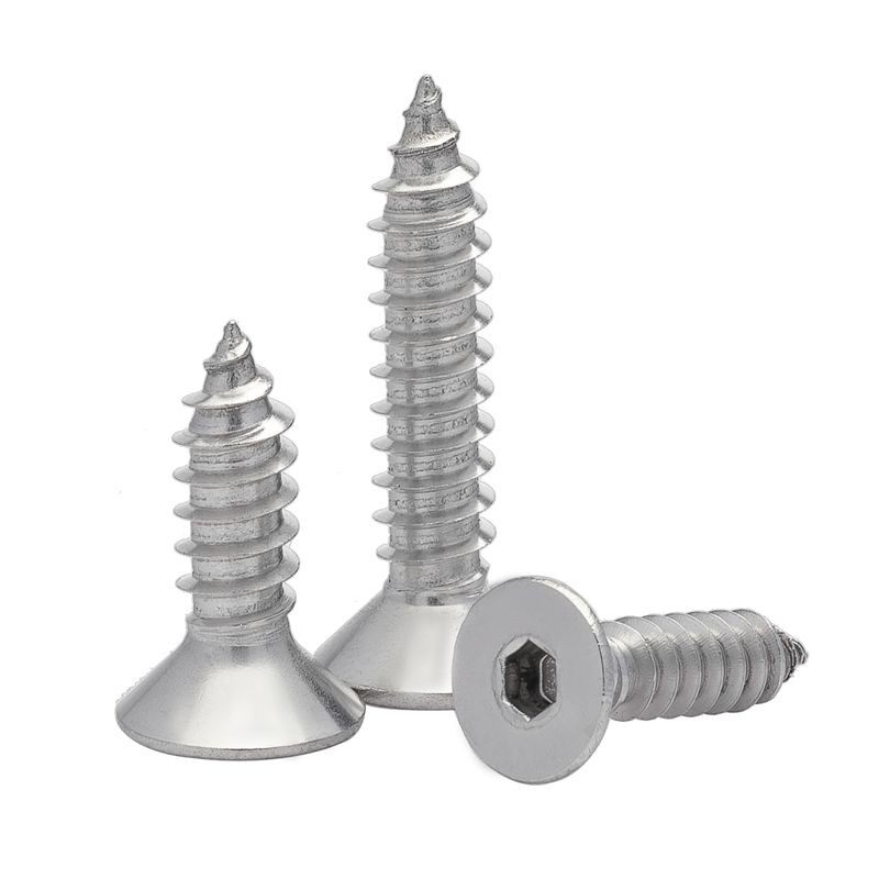 M3M3.5M4M5M6平头镀镍自攻螺丝