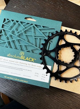 AbsoluteBlack Round Boost N/W直装式山地车齿片(SRAM 3mm适用)