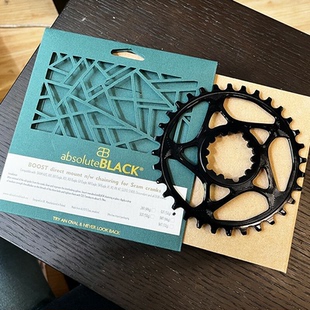 AbsoluteBlack Round Boost N/W直装式山地车齿片(SRAM 3mm适用)