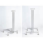 ROLPH公路车山地车可自由调节胎宽停车架 高强度镀硌不锈钢展示架