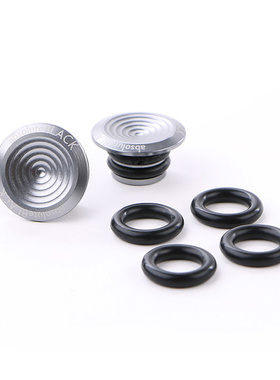 AbsoluteBlack山地两用自行车单车把塞阳极铝合金