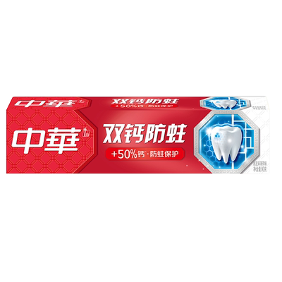 中华双钙防蛀牙膏清新薄荷香