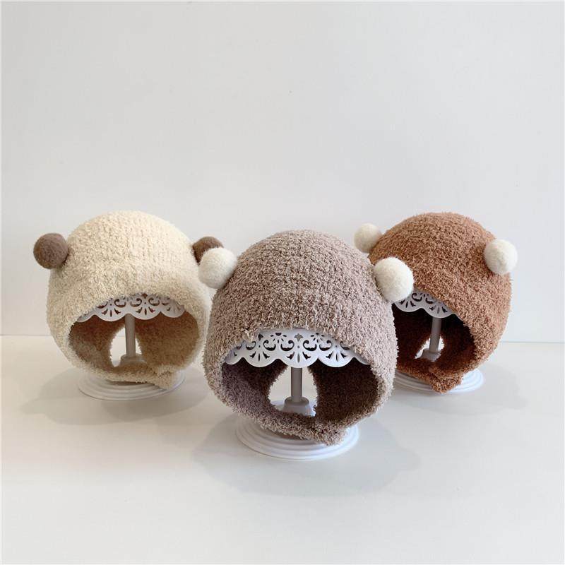 婴儿帽子秋冬季女宝宝可爱超萌女童婴幼儿童秋冬款男宝护耳毛线帽,童装/婴儿装/亲子装,帽子,淘宝优惠券,粉丝福利购,淘宝优惠卷