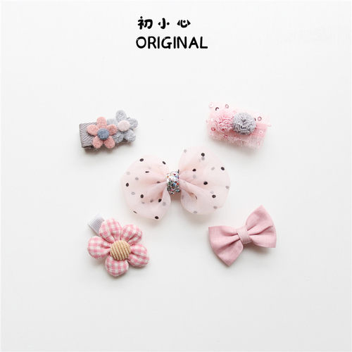 女宝宝公主风全包布儿童发饰