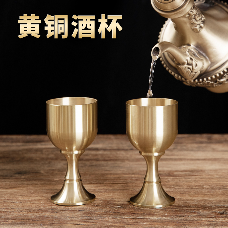 黄铜供酒杯供水杯佛前供桌