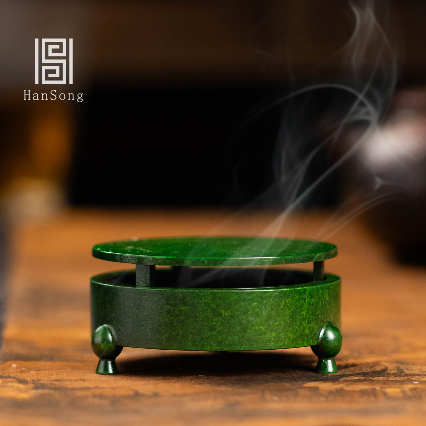 纯黄铜禅意盘香炉家用高级感图片