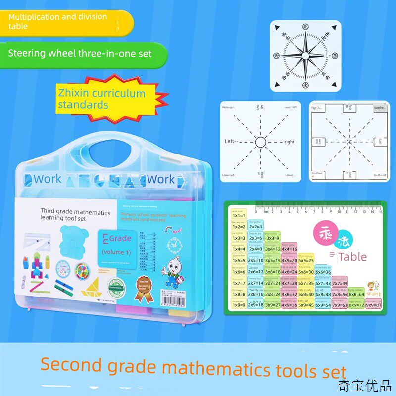 二年级数学教具乘法除法公式表七合板方向板几何图形钉板