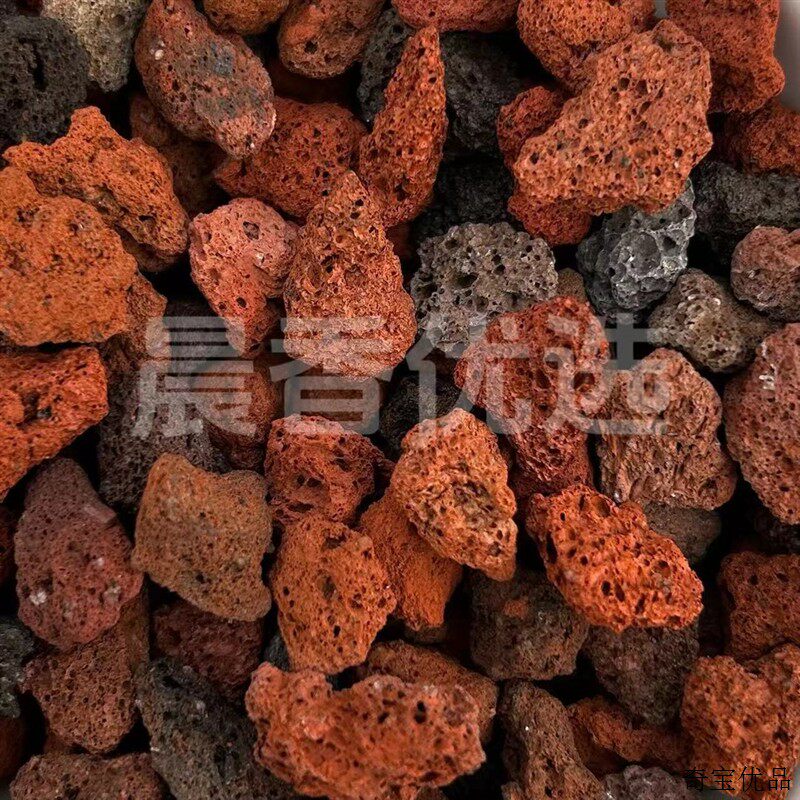 云南腾冲火山石颗粒多肉花卉拌土兰花铺面鱼缸底沙滤材铺面石