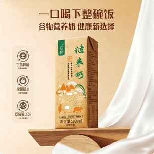 谦益糙米奶谷物营养植物奶稻米奶米乳儿童适喝敏宝200ml*6瓶整箱