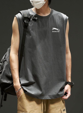 quick dry t-shirt shirt compression tee tops运动大肩背心夏