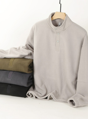 Plus Velvet Hoodie plush sweater2025秋季新款男女装美式