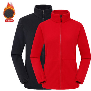 Men Jacket Outdoor Zip Coat【加绒外套】纯色保暖抓绒衣大码