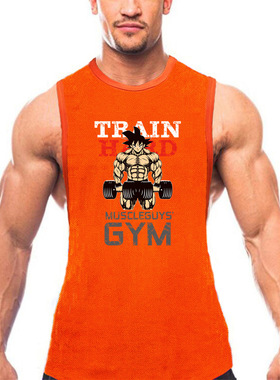 Sports Tank Tops Men Gyms Workout Sleeveles Shirt Male