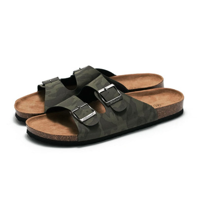 Men Cork Slide Sandals Flipflops Slippers Outdoor男外穿拖鞋