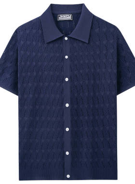 men's t-shirts欧美男装  休闲短袖男士针织衫高端商务针织polo衫