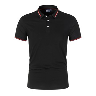 short sleeve t-shirt men summer casual breathable polo shirt