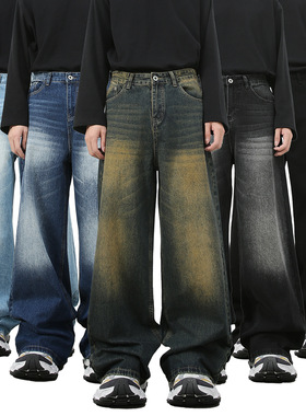 New牛仔裤男宽松Summer Men's Denim Pants Man Baggy Jeans Male